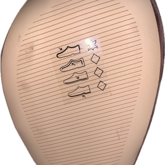 Michael Kors Alana Mauve Blush Pink Mary Jane Block Chunky Heel Pumps Shoes 8.5M - Picture 3 of 13